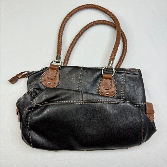 Relic Black and Brown Shoulder Bag with Double Handles - Picture 3 of 5